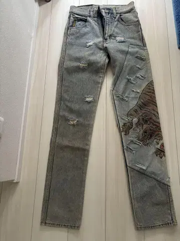 90년대 Armani Jeans 데미지 데님 팬츠
