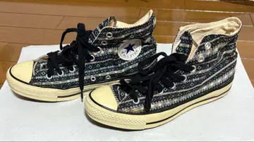 컨버스 패턴 하이컷 스니커즈 26cm