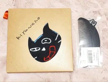 키요 고양이 손수건 빗 세트