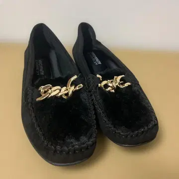 [알파 큐빅] 부드러운 모카신 로퍼 여성용 23.5cm