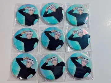 주술회전 트레이딩 오로라 캔뱃지 고죠 사토루