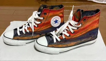 CONVERSE 뭉크의 절규 디자인 하이컷 스니커즈 26cm