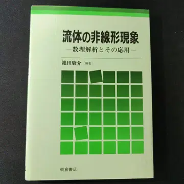 미사용 새상품 이케다 슌스케 유체의 비선형 현상: 수리 해석과 그 응용