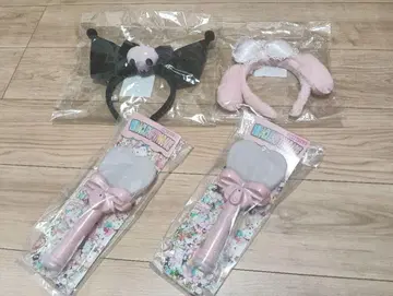 산리오 퓨로랜드 미라클 하트라이트 머리띠 세트