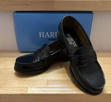 [ 새상품급 ] HARUTA 로퍼 4514 22.5cm 블랙 통학