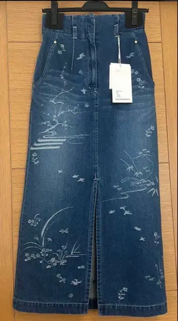 마메쿠로구치 데님 스커트 S