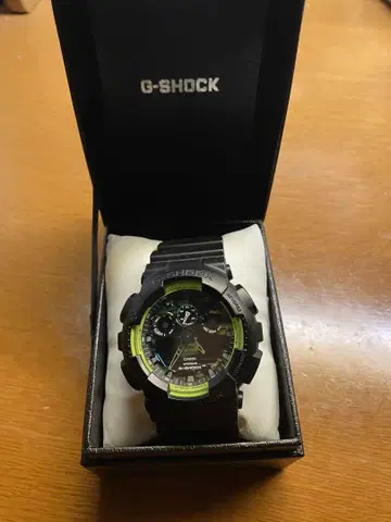 G-SHOCK GA-100LY 블랙/그린