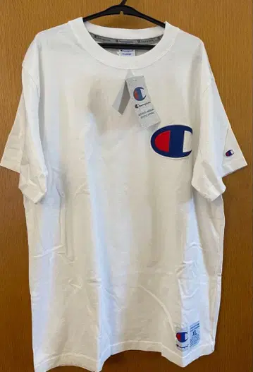 Champion 화이트 T셔츠 X-LARGE
