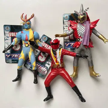 소프비혼 특촬물 영웅 3체 세트