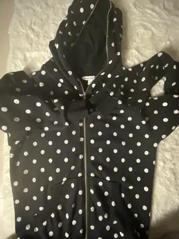 도트 무늬 hoodie jaded london