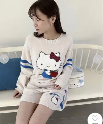택 포함 새상품 HELLO KITTY 룸웨어 세트 SNIDEL HOME