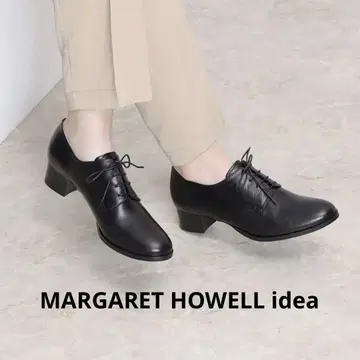 [ MARGARET HOWELL idea ] 레이스업 힐 블랙