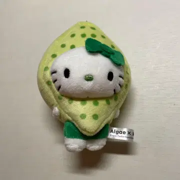 헬로키티 만박 일본관 봉제 인형 체인 모키티 오카메케이소