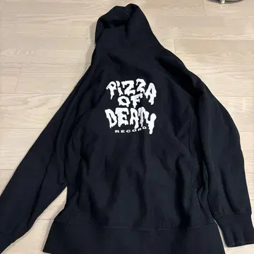 PIZZA OF DEATH 블랙 후드티 X-LARGE