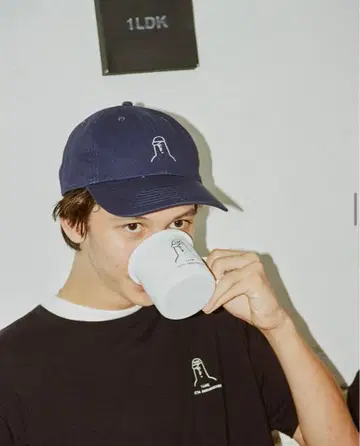 미사용 새상품 1LDK 캡 Character cap[NAVY]
