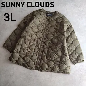 [ 새상품급 ] 써니클라우드 극경량 다운 퀼트 자켓 카키 3L 빅사이즈