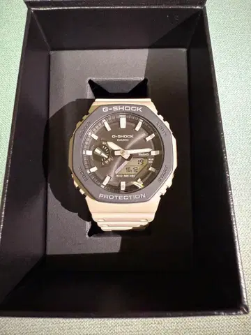 G-SHOCK 아날로그 손목시계 베이지