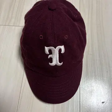 타코마후지 버건디 자수 로고 캡