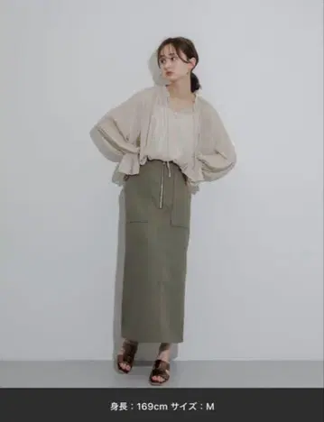 SENSE OF PLACE by URBAN RESEARCH 지퍼 스커트