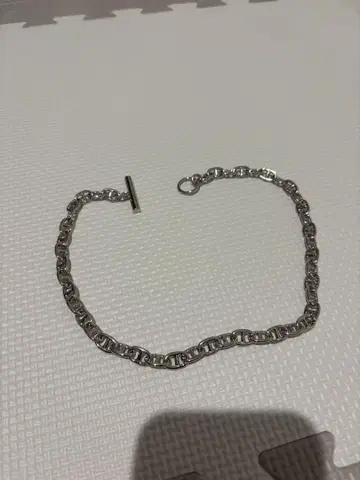 Society 실버 체인 목걸이