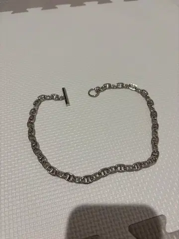 Society 실버 체인 목걸이