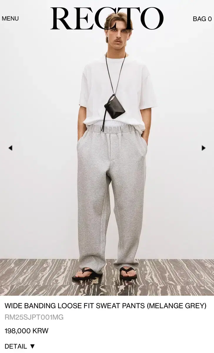 RECTO | 렉토 Recto Sweatpants New Product (Size M) #렉토,#스웻팬츠,#남자,#남자바지,#패션 on  Bunjang Global Site.