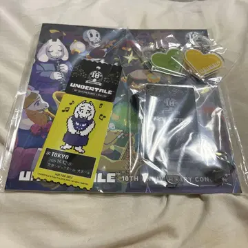 UNDERTALE 10주년 콘서트 SS석 한정판 혜택 캡슐 토이 2종