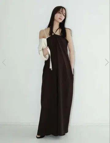 [ louren ] 드레이프 와이드 올인원