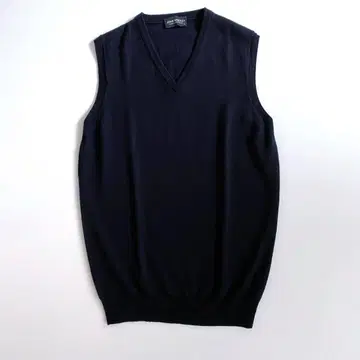 컨디션 최상 영국제 john smedley 니트 베스트 S 네이비 울