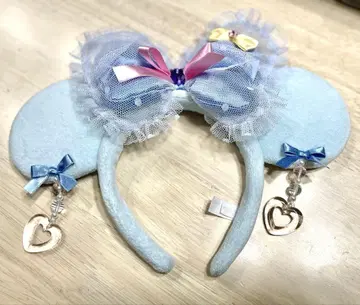 디즈니 스카이블루 리본 포함 머리띠