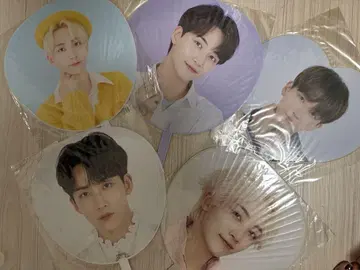 Seventeen K-POP 정한 부채 5개 세트