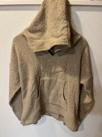 멕시칸 후드티 무지 베이지