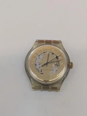 swatch AT 자동 와인딩 올림픽 모델 골드 x 스켈레톤 다이얼 2