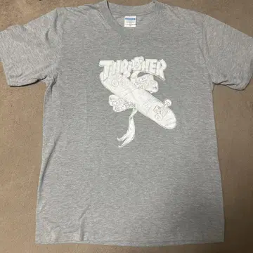 Thrasher 스케이트보드 T셔츠 L 사이즈 그레이