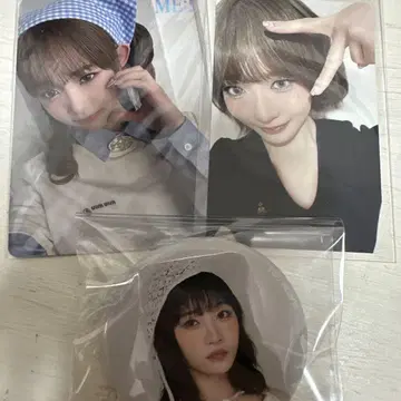 이이다 시즈키 3점 w회원 CD 특전 후반 트레이딩 카드 라포스타 캔뱃지