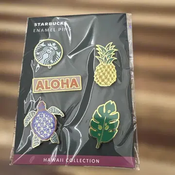 Starbucks Hawaii Collection 에나멜 핑 5세트