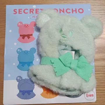 디즈니 스토어 SECRET PONCHO 그린
