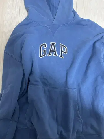 GAP 파랑 후드 부착 후드티