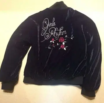 MIRUA 블랙 벨벳 자켓