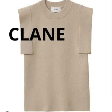 CLANE 스퀘어 슬리브 니트탑 SQUARE SLEEVE KNIT