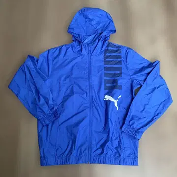 PUMA 풀 지퍼 나일론 자켓 파랑