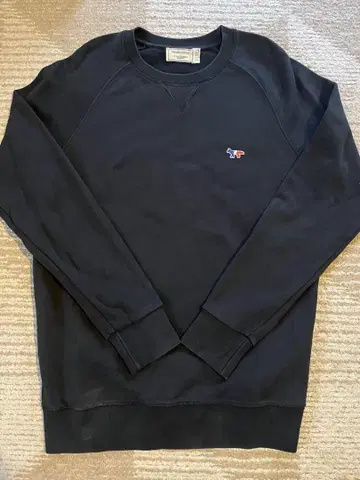 메종 키츠네 블랙 트레이닝복 S