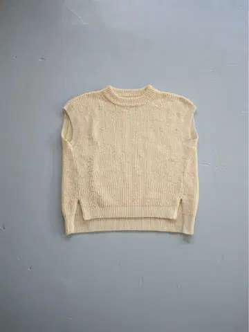 unfil cotton boucle ribbed-knit sweater