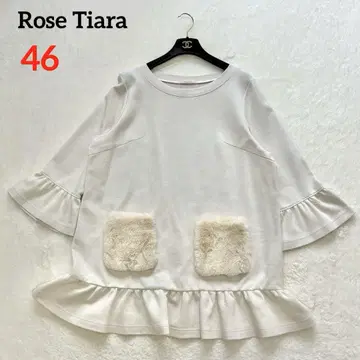 빅 사이즈 ROSE TIARA 튜닉 퍼 포켓 46
