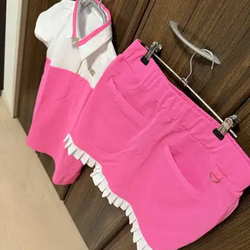 New Balance 골프웨어 셋업 M 사이즈 핑크