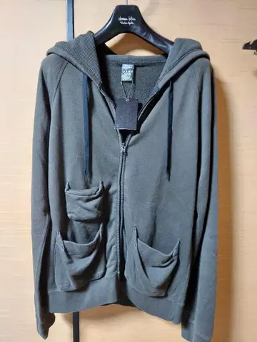 넘버나인 06-07AW 새상품 3포켓 지퍼 후드티 아카이브