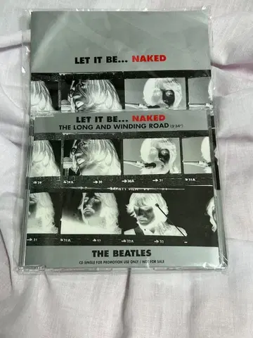 LET IT BE - NAKED 출시 시 프로모션 CD