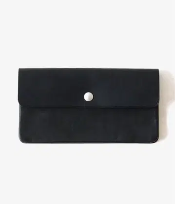MHL./TOUGH LEATHER LONG WALLET (BLACK)