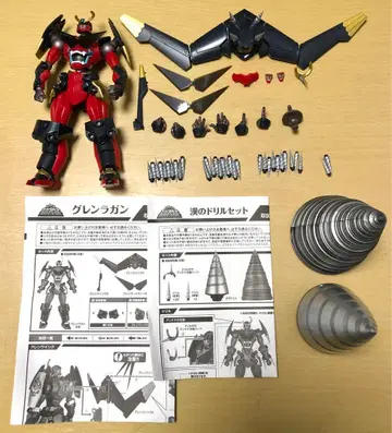 슈퍼로봇 초합금 천원돌파 그렌라간 & 사나이의 드릴 세트
