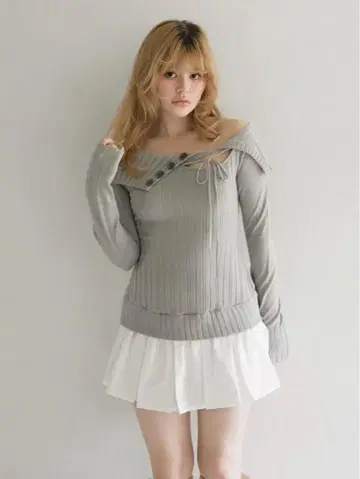 andmary Isabel 니트 미니 드레스 정품